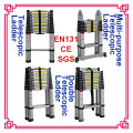 3,8 + 3,8 m doppelseitige Aluminium-Teleskopleiter EN131 CE